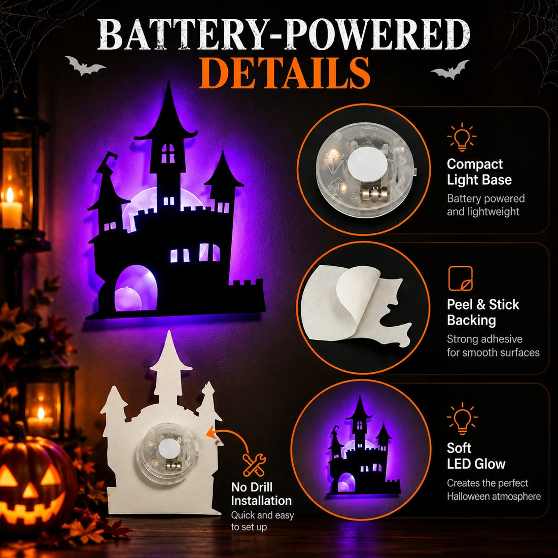 Night Light Wall Spirits