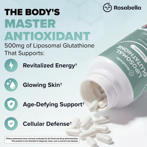 The body's master antioxidant - 500mg liposomal glutathione benefits