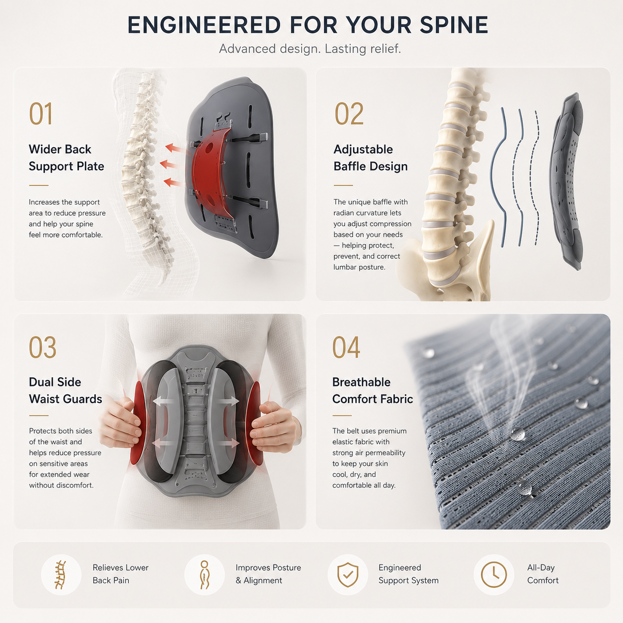 Aurevolve Stabilization Brace engineered design